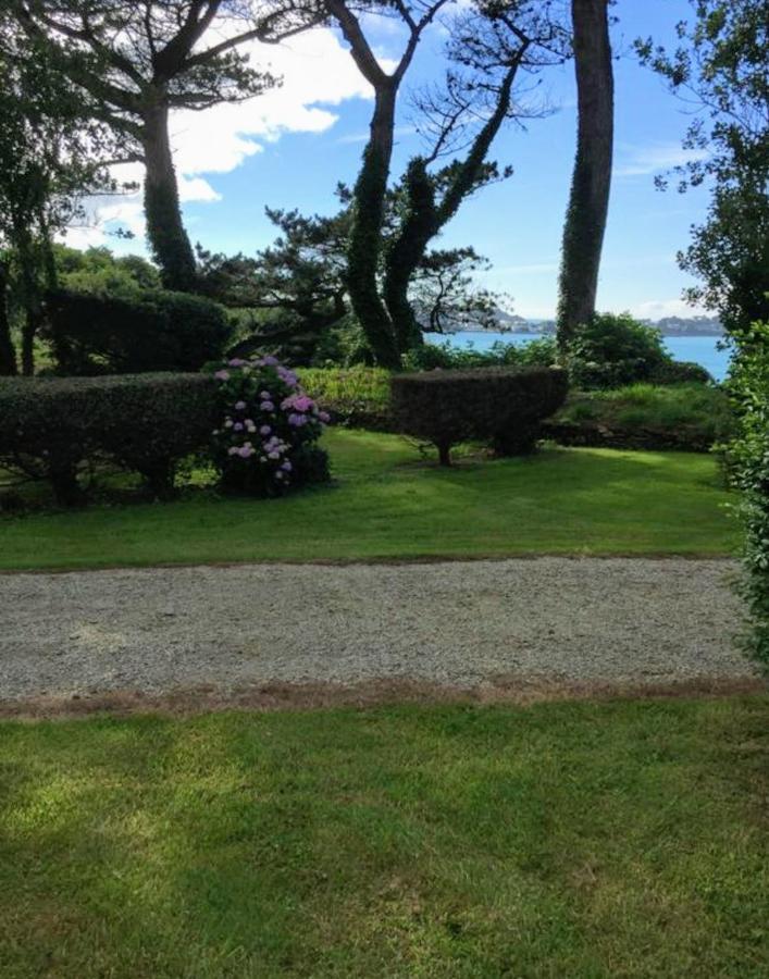 Les Hortensias Grande Tente Familiale Deux Chambres Et Sejour Vue Mer Sur Camping Nature Plestin-les-Grèves Eksteriør bilde